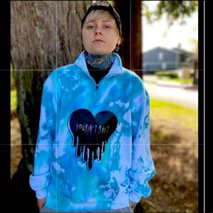 Custom tie dye sweatshirt